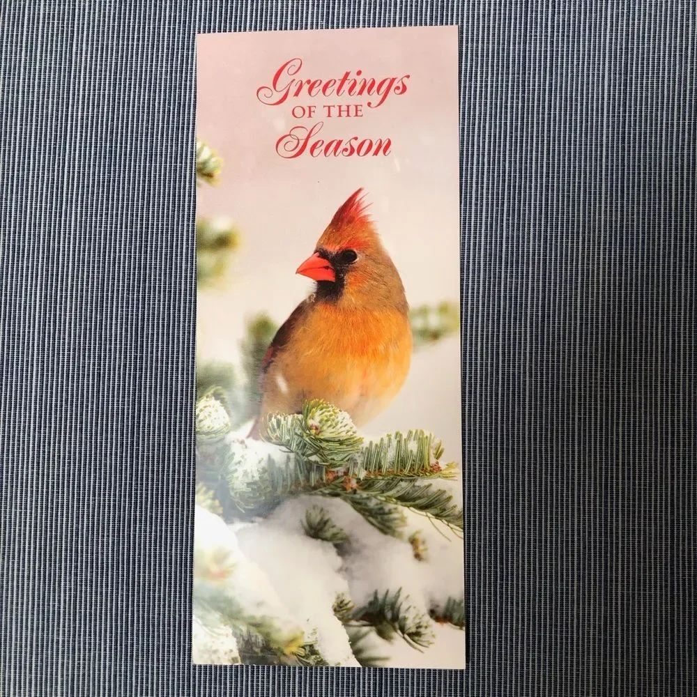 Five (5) World Wildlife Fund Christmas Cards